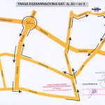 Trasa egzaminacyjna - kategoria A, A1, Poznań Trasa egzaminacyjna - kategoria A, A1, Poznań